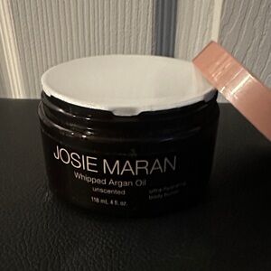 Josie Maran Whipped Argan Oil Body Butter - Unscented - Black and White